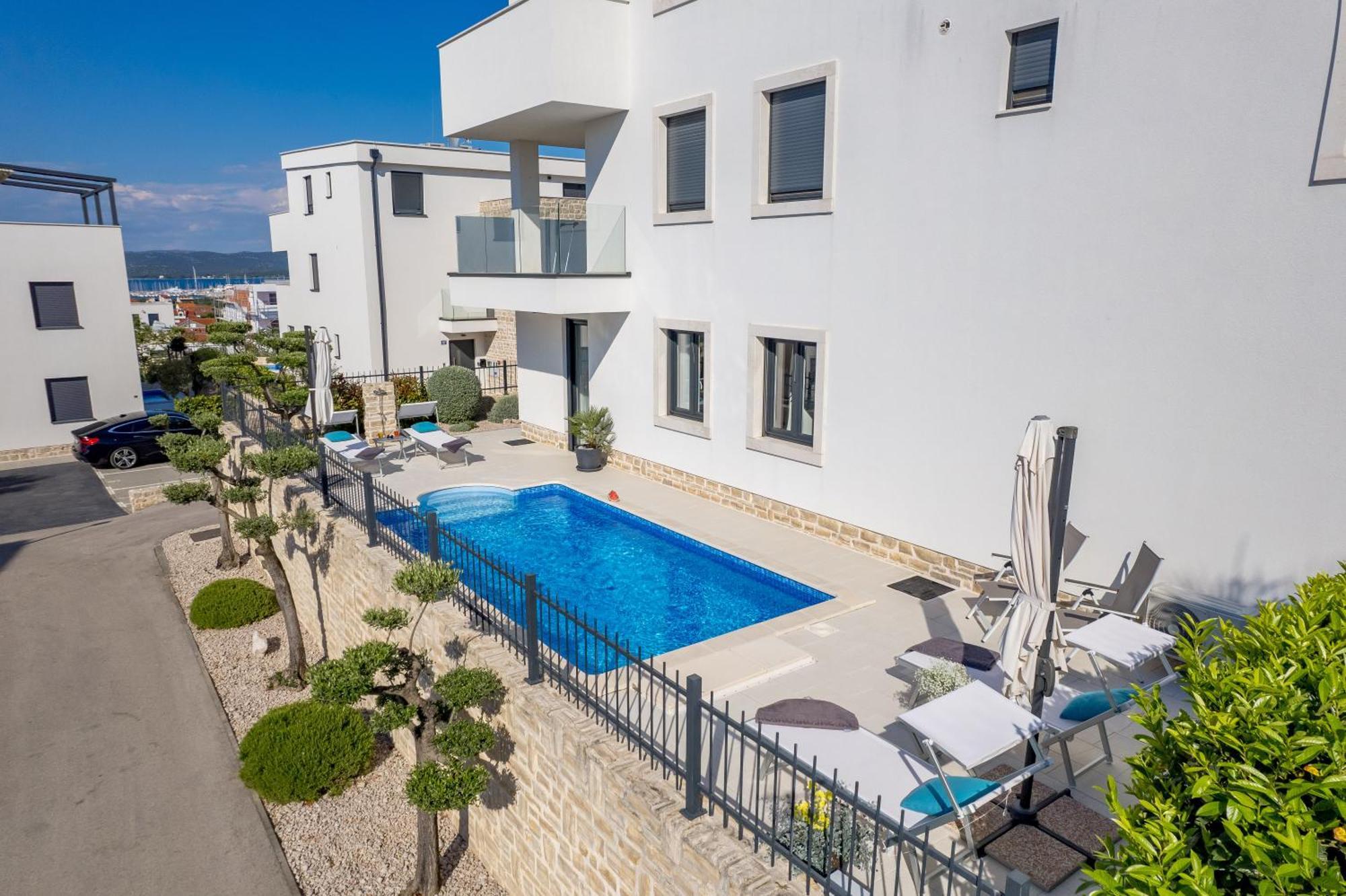 Luxury Apartment Hyperion With Private Pool And Garden Murter Dış mekan fotoğraf