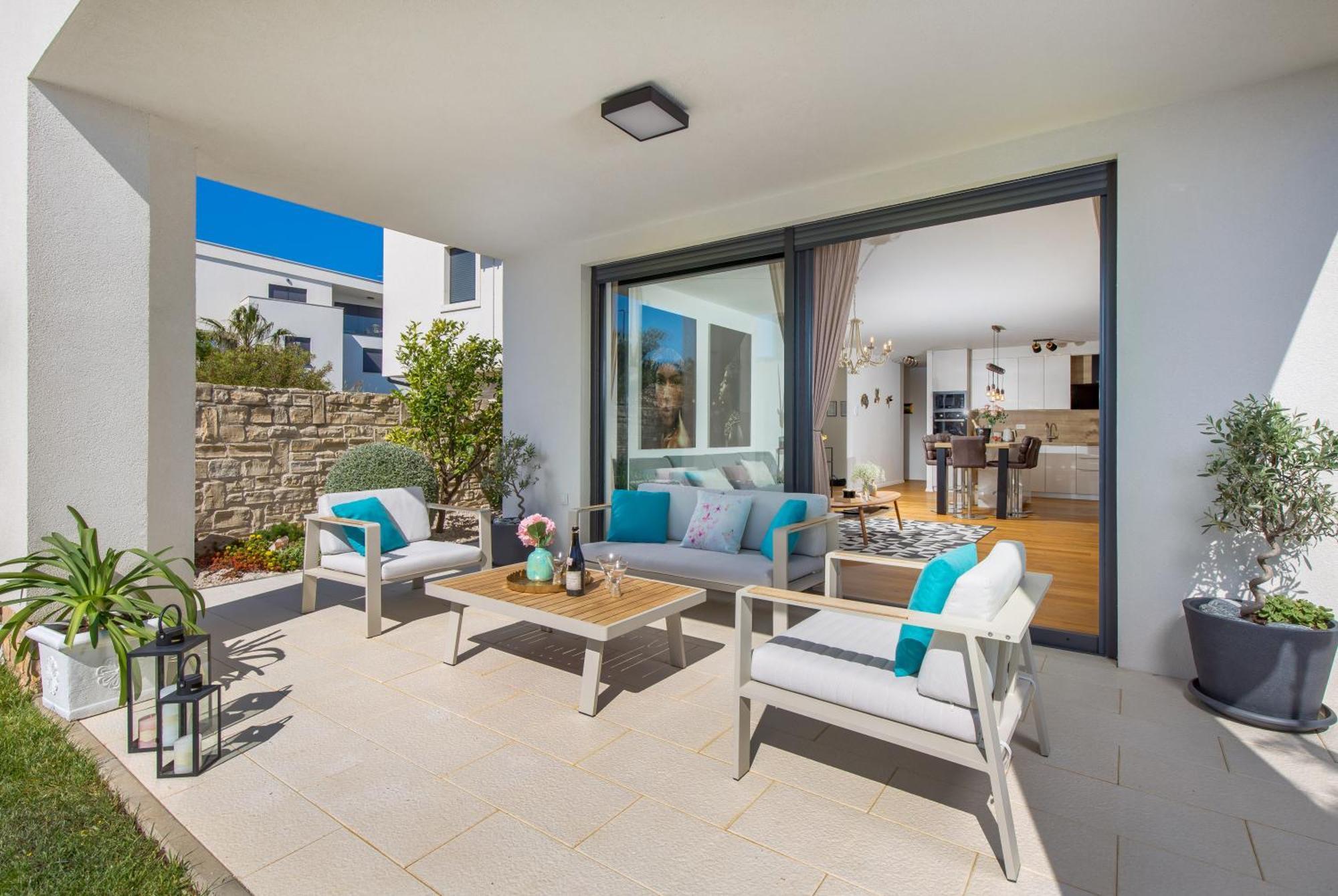 Luxury Apartment Hyperion With Private Pool And Garden Murter Dış mekan fotoğraf