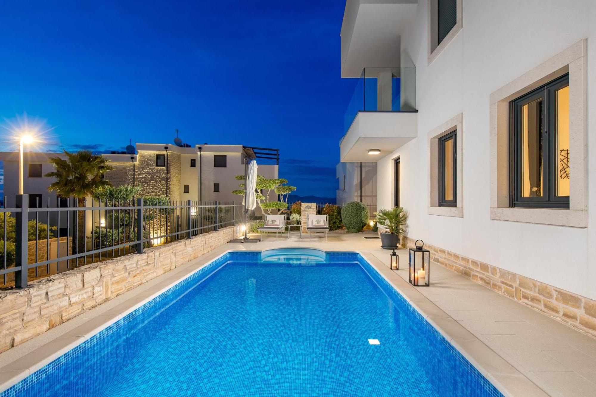 Luxury Apartment Hyperion With Private Pool And Garden Murter Dış mekan fotoğraf