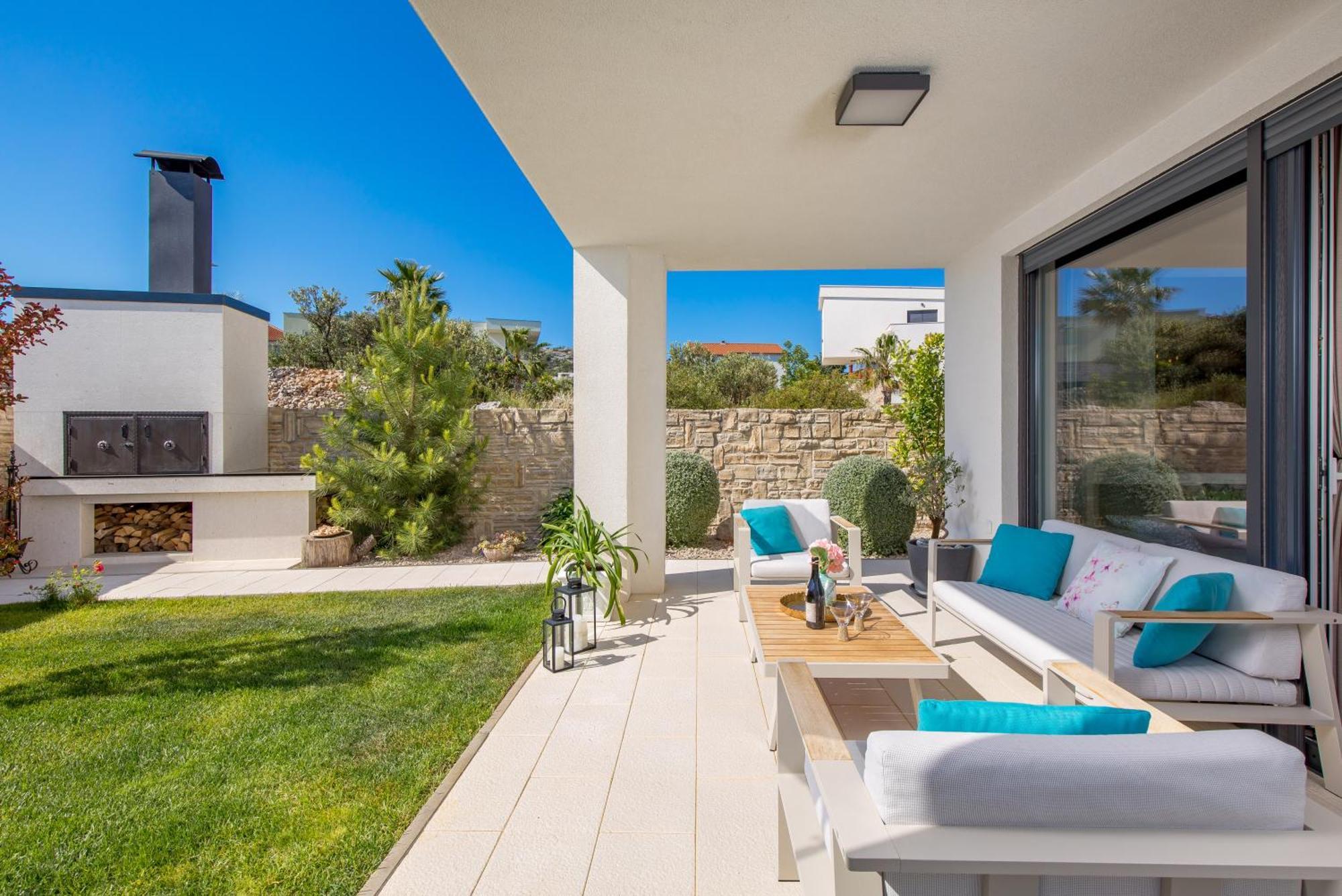 Luxury Apartment Hyperion With Private Pool And Garden Murter Dış mekan fotoğraf