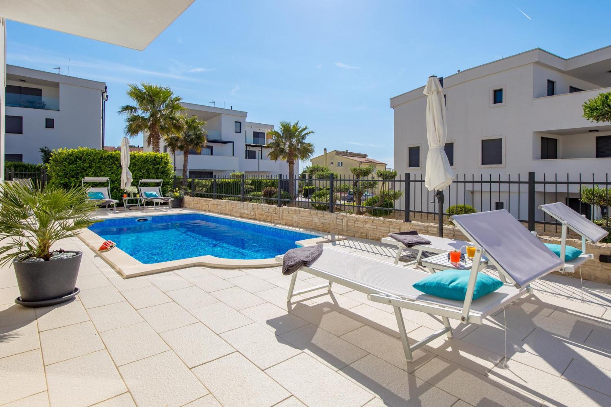 Luxury Apartment Hyperion With Private Pool And Garden Murter Dış mekan fotoğraf
